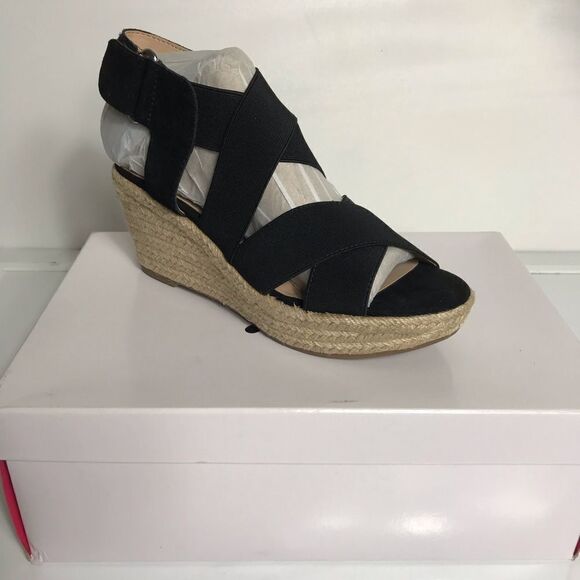 Isaac Mizrahi Crisscross Strap Wedge Espadrilles - Picture 5 of 7